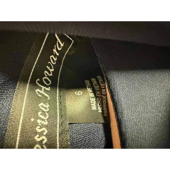 NWT Jessica Howard 2 Piece Set Navy Dress with Matching Jacket Size 6 - Picture 7 of 9